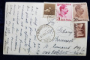 CONSTANTA  - TERASA MAMAIA , CARTE POSTALA ILUSTRATA , MONOCROMA, CIRCULATA , DATATA 1938