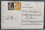 CONSTANTA , VAPORUL '' PRINCIPESA MARIA '' SI VEDEREA ORASULUI CU PRIMARIA , CARTE POSTALA , INCEPUTUL SEC. XX