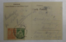 CONSTANTA - VAPORUL REGINA ELISABETA SI BRICUL MIRCEA IN PORT , CARTE POSTALA ILUSTRATA , POLICROMA, CIRCULATA , DATATA 1923