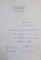 CONSTANTIN BELDIE VAZUT DIN ALT SECOL de NICOLAE P. LEONACHESCU , CONTINE DEDICATIA AUTORULUI , 2011
