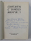 CONSTANTIN C . GIURESCU - AMINTIRI , VOLUMUL I , 1976 , DEDICATIE SI INSEMNARI ALE AUTORULUI*