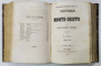 Contele de Monte Cristo de Alexandru Dumas traducere de G. A. Baronzi, vol 5-8 - Bucuresti, 1858