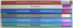 CONTEMPORARY EUROPEAN ARCHITECTS VOL. I - VI by WOLGANG AMSONEIT / DIRK MEYHOFER , 1994