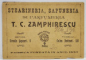 COPII CULEGAND FLORICELE , CARTOLINA DE RECLAMA  PARFUMERIEI ' T.C. ZAMPHIRESCU ' , BUCURESTI , TEXT IN LIMBA ROMANA , CROMOLITOGRAFIE , INTERBELICA