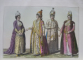 Costumele Imperiului Otoman de Giulio Ferrario - Milano, 1823 . 70 de gravuri colorate manual.