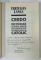 CREDO , DICTIONAR TEOLOGIC CRESTIN DIN PERSPECTIVA ECUMENISMULUI CATOLIC de TERTULIAN  LANGA , 1997 , DEDICATIE *