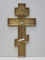 Crucifix din bronz aurit, Rusia, cca. 1900