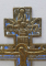 Crucifix din bronz cu email, Rusia cca. 1900
