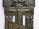 Crucifix din bronz, Iisus Rastignit si alte scene, Rusia, cca. 1900