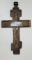 CRUCIFIX DIN BRONZ SI EMAIL, RUSIA SECOL 19