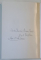 CU CARTILE PE FATA de COLONEL NESTIAN GH. EMIL , VETERAN DE RAZBOI , 2001, DEDICATIE *