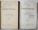 CURS DE DREPT PENAL de I. TANOVICEANU , VOLUMELE I - II , 1912