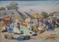 DEAK LAJOS EBNER (1850-1934) - TARG LA MARGINEA ORASULUI