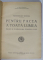 DEDICATIA PATRIARHULUI JUSTINIAN MARINA PE VOLUMUL ' PENTRU PACEA A TOATA LUMEA ' , 1957
