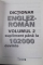 DICTIONAR ENGLEZ-ROMAN, VOL. II, SUPLIMENT PANA LA 102 000 DE CUVINTE, 2000