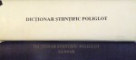 DICTIONAR STIINTIFIC POLIGLOT (VOL. I) SI VOL II (GLOSAR) de CONSTANTIN SAVIN, 1996