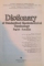 DICTIONARUL ROMAN - ENGLEZ, ENGLEZ - ROMAN TERMINOLOGIEI ELECTROTEHNICE STANDARDIZATE de FLORIN TEODOR TANASESCU, 1996