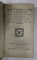 DICTIONNAIRE ALFABETHIQUE DE TOUS LES NOMS PROPRES QUI SE TROUVENT DANS  HORACE , DIVISE EN TROIS TABLES , 1756 , LIPSA COTORUL ORIGINAL , COPERTA CU URME DE UZURA *