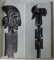 DIE KUNST VON SCHWARZ - AFRIKA ( ARTA AFRICII NEGRE  ) von ELSY LEUZINGER , 1976, SUPRACOPERTA CU DEFECTE , TEXT IN LIMBA GERMANA