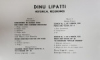 DINU LIPATTI , HISTORICAL  RECORDINGS , DUBLU  LP , 33 1/3 1971, PE DISCUL 2 , LA VIOARA  : GEORGE ENESCU *