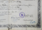 DIPLOMA DE LICENTA  IN DREPT , UNIVERSITATEA DIN IASI , ELIBERATA LA 27 MAI , 1940, CONTINE SEMNATURA LUI A.C. CUZA *