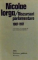 DISCURSURI PARLAMENTARE 1907-1917 de NICOLAE IORGA , 1981