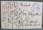 ECHIPAJUL NAVEI GERMANE S.M.S. '' MOWE '' , POZA DE GRUP CU STEAG TURCESC , CARTE POSTALA , 1916