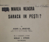 ESTE MAREA NEAGRA SARACA IN PESTI ? de ORESTE A . ATANASIU , 1940 , CONTINE SEMNATURA AUTORULUI *