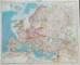 EUROPA , HARTA , SCARA , 1 : 7.500.000, EDITIE INTERBELICA , TEXT  IN LIMBA GERMANA