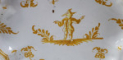 Farfurie decorativa din ceramica,Moustiers ,Franta Sfarsit de secol 18