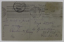 FELICITARE PICTATA MANUAL CU JOC DE SAH SI PAHAR CU SAMPANIE ,  FORMAT CARTE POSTALA 1907
