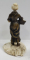 Femeie cu cos, Statuata din bronz si fildes, Franta, cca. 1900