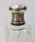 Flacon din cristal pentru parfum cu montura si dop din argint, Germania, cca. 1900