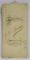 FOTOGRAF F. JEROME , CARANSEBES , MILITAR IN UNIFORMA CU SABIA , FOTO CABINET , CCA . 1900