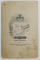 FOTOGRAF FRANZ MANDY , BUCURESTI , TANARA CU ROCHIE SI TRANDAFIRI ORNAMENTALI , FOTOGRAFIE TIP C.D.V. , SFARSITUL SEC. XIX
