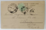 FOTOGRAF GEIBEL EMANUEL , PORTRETUL UNUI DOMN IN VARSTA ,  FORMAT CARTE POSTALA , CLASICA , 1902