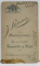 FOTOGRAF J. LACROIX , GENEVE et NICE , DOMN CU PALARIE , FOTOGRAFIE TIP C.D.V. , 1896