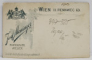 FOTOGRAF JOSEF MENINGER , VIENA , BARBAT IN UNIFORMA, CU DECORATIE , FOTOGRAFIE C.D.V. , CCA. 1900