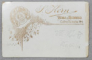 FOTOGRAF S.KORN , BUCURESTI , BARBAT IN UNIFORMA , CU DECORATII , FOTOGRAFIE C.D.V. , SFARSITUL SEC. XIX
