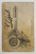 FOTOGRAF W. OPPELT , BUCURESTI , OFITER ROMAN CU UNIFORMA SI SABIE , FOTOGRAFIE FORMAT CABINET , 1902
