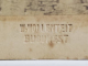FOTOGRAF W. WOLLENTEIT , BUCURESTI , FOTOGRAFIE C.D.V. , DOAMNA CU ROCHIE INFLORATA , SEC XIX .