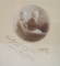 FOTOGRAFIE DE FAMILIE , IN MEDALION , SEMNATA OLOGRAF DE FRANZ MANDY , 1915