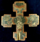 Fragment cruce de masa din lemn, Atelier Romanesc, Secol 19