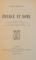 FRANCE ET ROME par LOUIS MADELIN, PARIS 1927