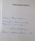 FROSO EFTIMIADI de IONEL JIANOU , 1977 , CONTINE DEDICATIA AUTORULUI