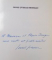 FROSO EFTIMIADI de IONEL JIANOU , 1977 , CONTINE DEDICATIA AUTORULUI