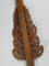 Furca de tors din lemn, sculptata, Inceput secol XX