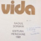 GHEZA VIDA de RAOUL SORBAN , DEDICATIE * , 1981
