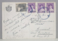 GRUP DE TARANI CU STEAGUL TRICOLOR IN FATA UNUI MONUMENT DEDICAT REGELUI CAROL I , DESEN DE BRAND , CARTE POSTALA ILUSTRATA , LITOGRAFIE ,  POLICROMA, CIRCULATA , DATATA 1929