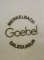Halba de bere din ceramica cu capac din metal, Goebel, Secol XX